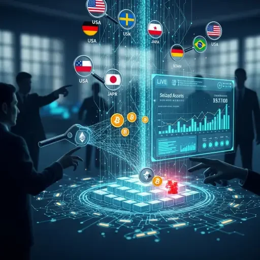 demonstrates that blockchain transparency enables governments to track and seize cryptocurrency at scale across jurisdictions