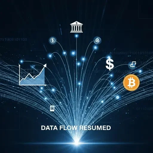 data flow resumed. Economic reports restarted, Treasury operations normalized, and the private sector exhaled. Crypto responded within hours. Market liquidity improved as confidence rebounded.