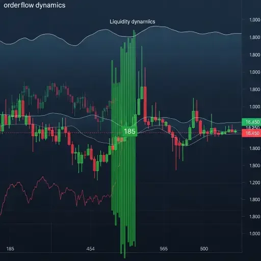 Order-flow and liquidity dynamics around XRP’s 185 level, highlighting bid-wall resilience